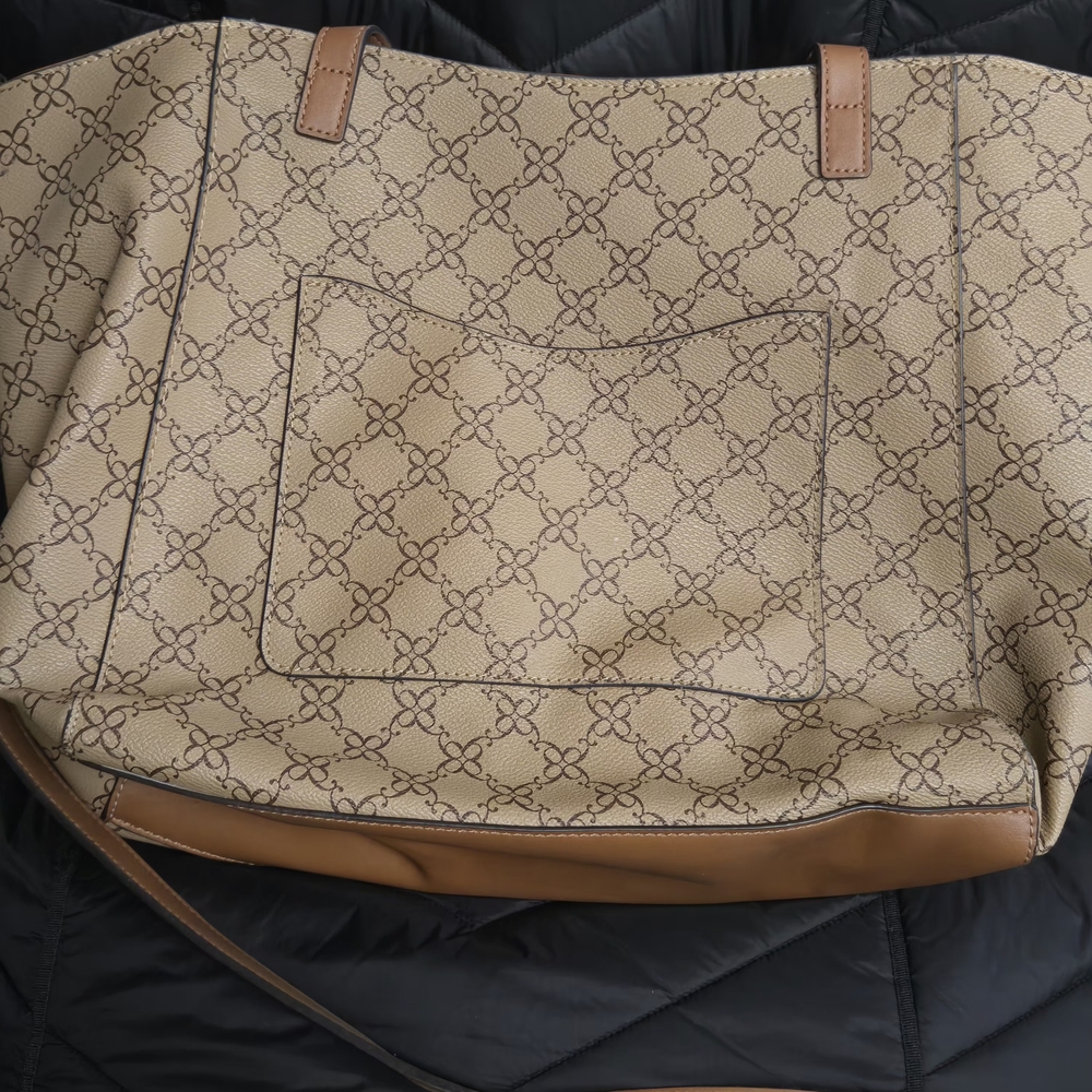 Nine West Tan and Brown Patterned Bag - Picture 8 of 9